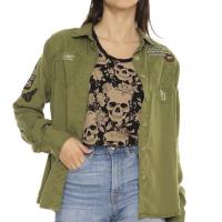 Chemise femme von dutch mou vert